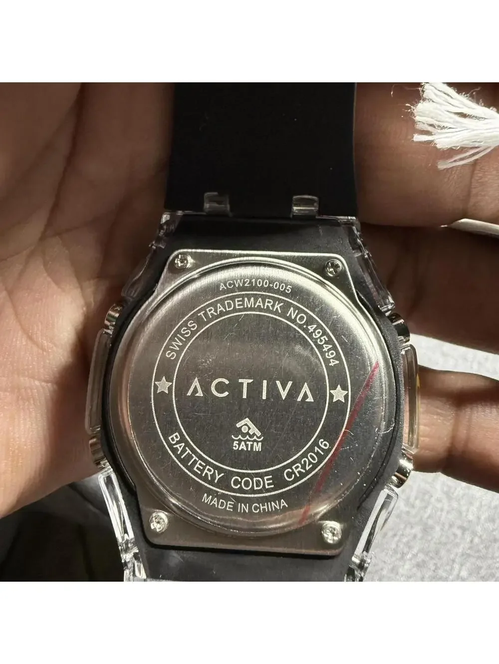 Activa Kaleido X Invicta Men's Watch 44.2mm, Black Clear NWT
